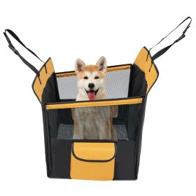 Dog Car Seat Cover for Small and Medium Dogs with Mesh Window