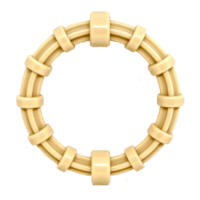 Chicken Flavored Teething Ring for Puppies & Aggressive Chewers | USA Made